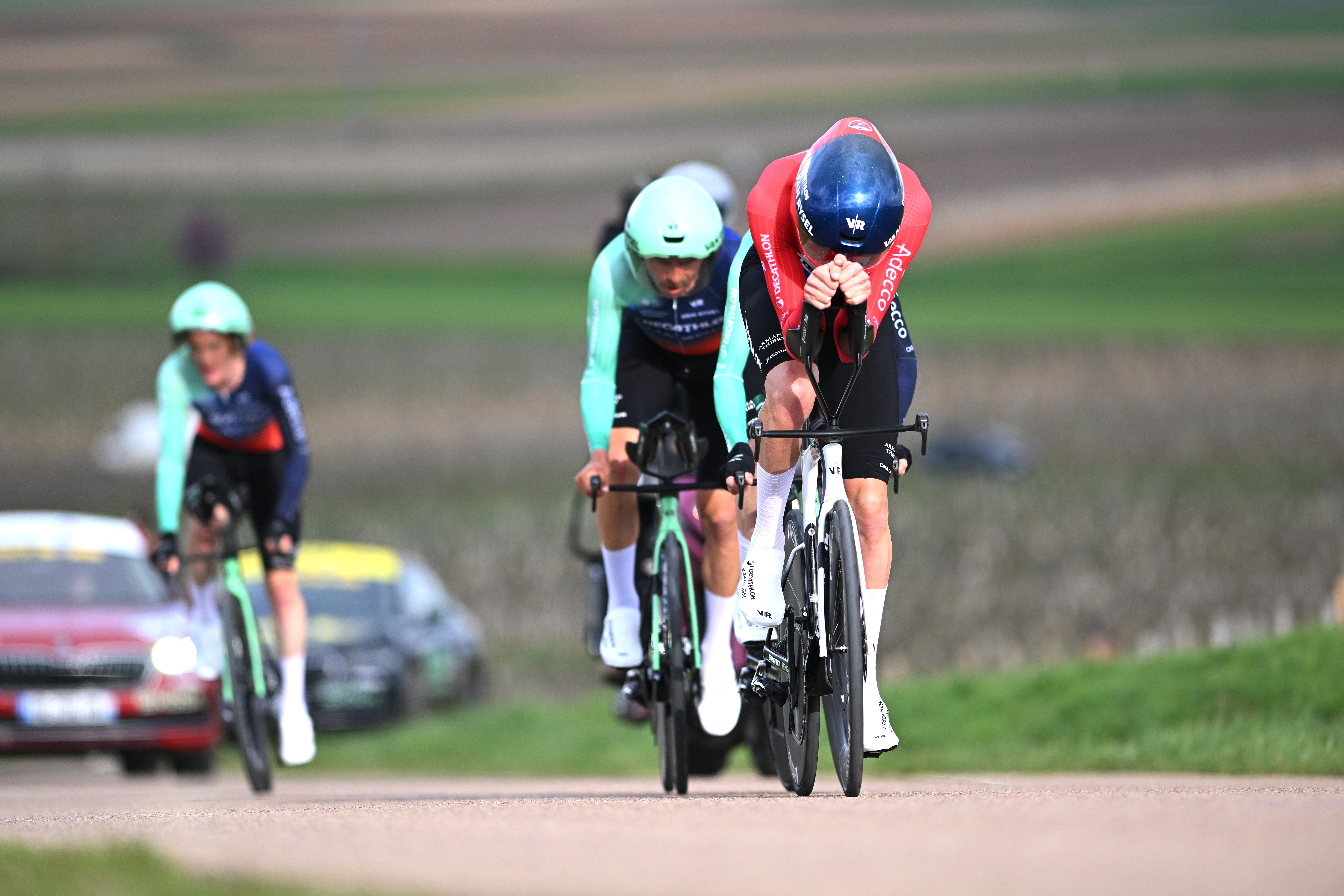 Decathlon CMA CGM in the Paris-Nice team time trial