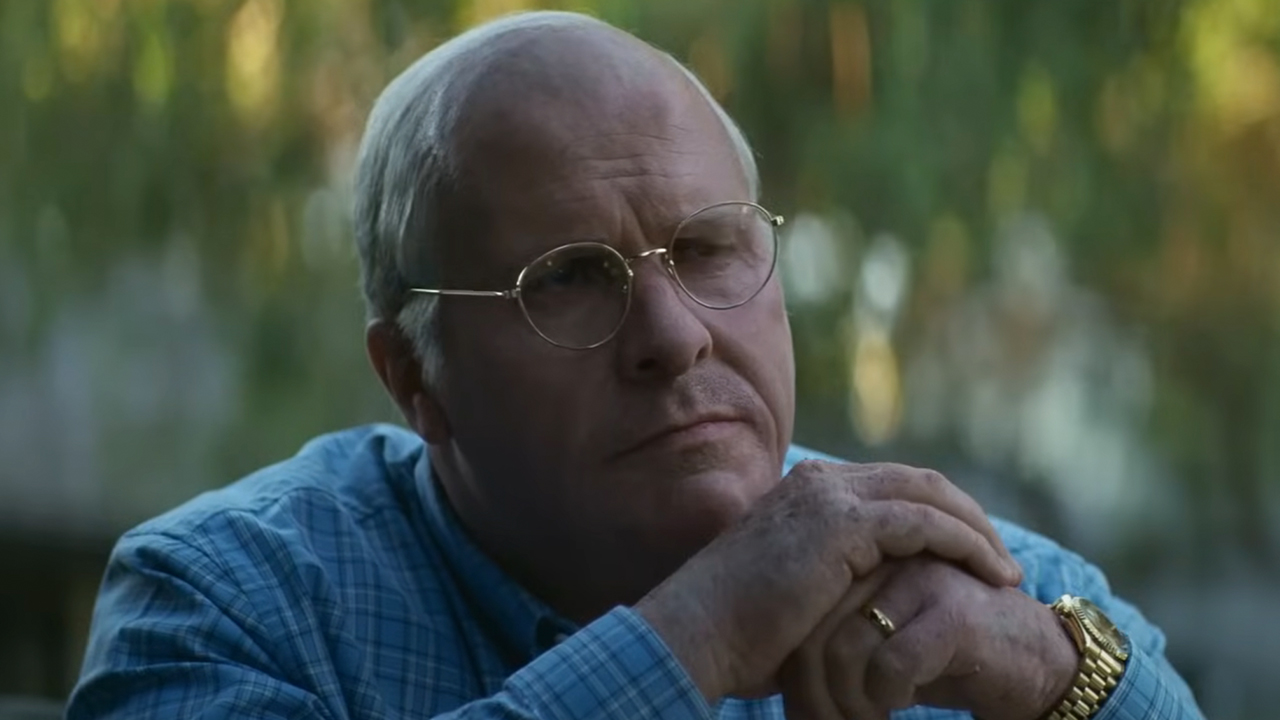 Christian Bale as Vice President Dick Cheney in Vice