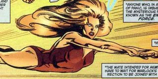 Ayesha flying Marvel Comics