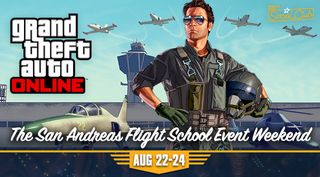 GTA Online Flight School Weekend banner