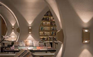 Curving ceilings and yet more books for perusal
