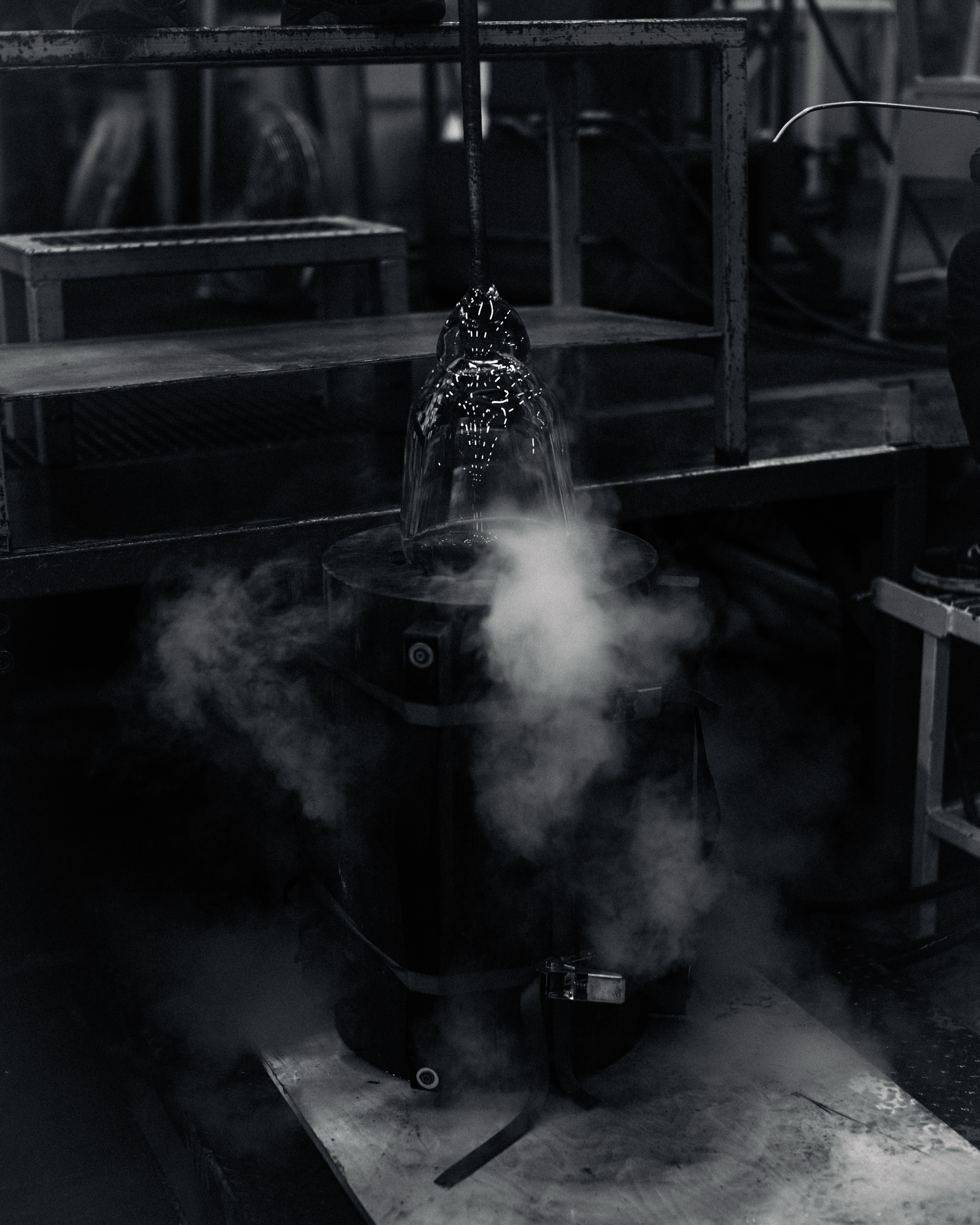 Iittala and Byredo collaboration on a glass vase