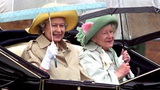The Queen and the Queen Mother ride together in an open carriage - how old is Queen Elizabeth?