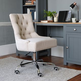 best desk chairs - Upholstered office chair