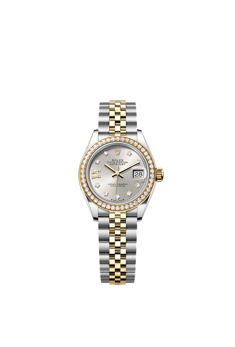 Rolex Lady-Datejust Watch: Oystersteel and Yellow Gold - M279383rbr-0003