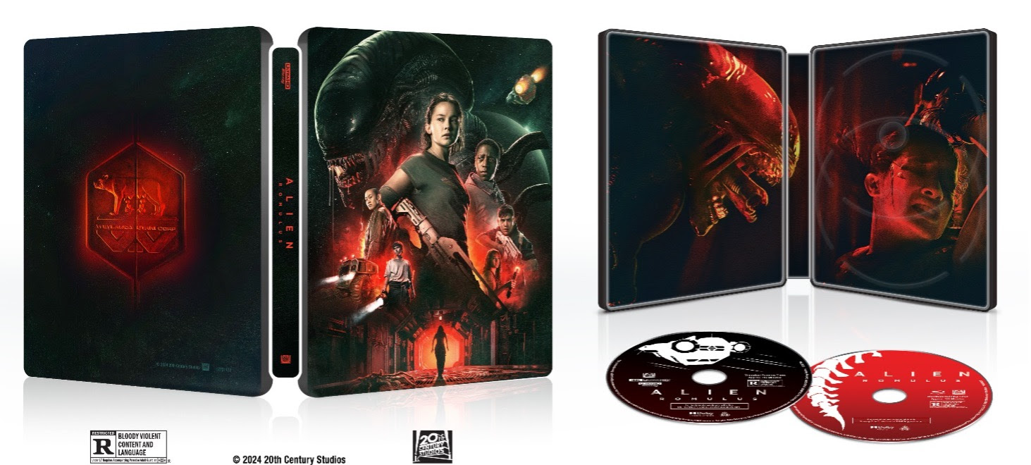 Box art and disc contents for a sci-fi horror movie