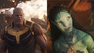 Thanos in Avengers: Infinity War and Ronal in Avatar: The Way of Water