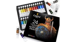 Castle Art Supplies 24 Acrylic Paints