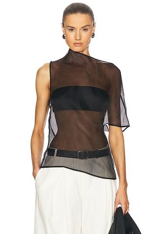 Silk Mesh Top