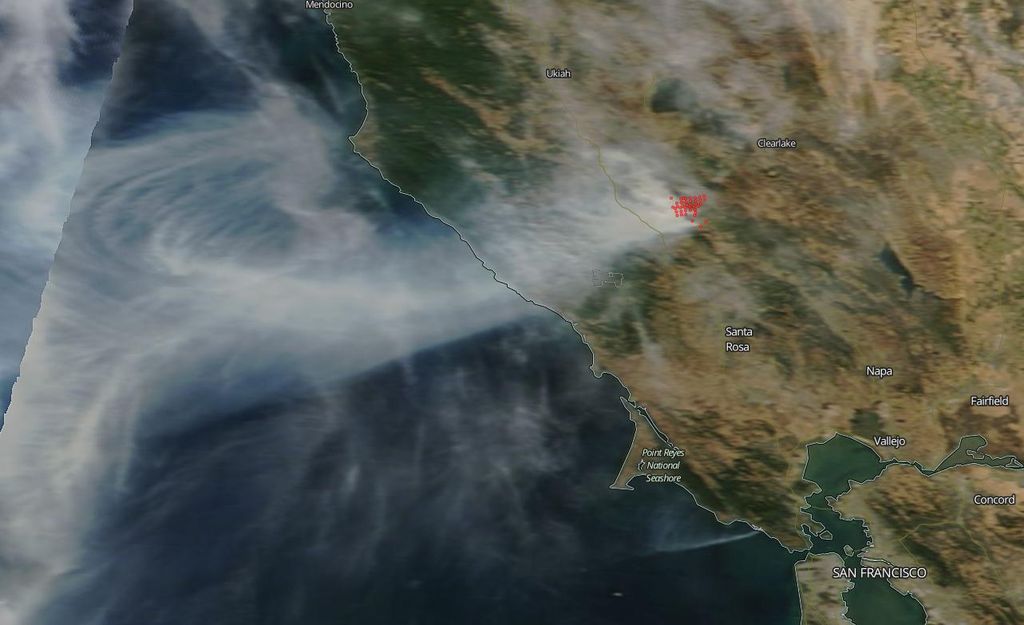 Satellites Track California's Devastating Kincade Wildfire from Space