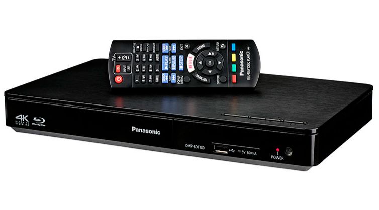 Panasonic DMP-BDT180EB on a white background