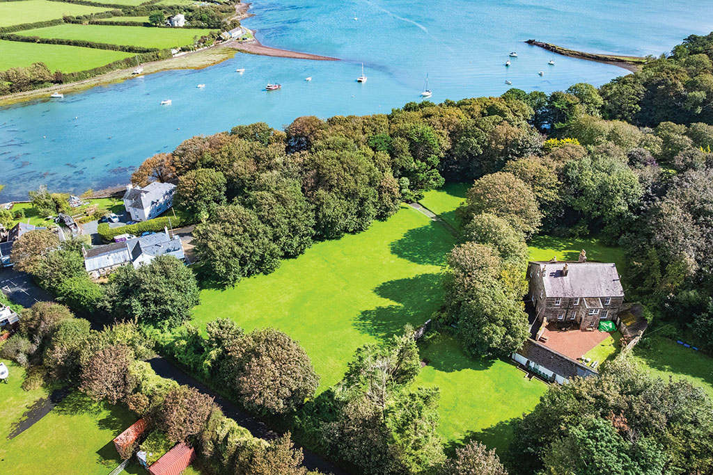 Houses for sale with libraries: The Rectory, Angle, Pembrokeshire. 