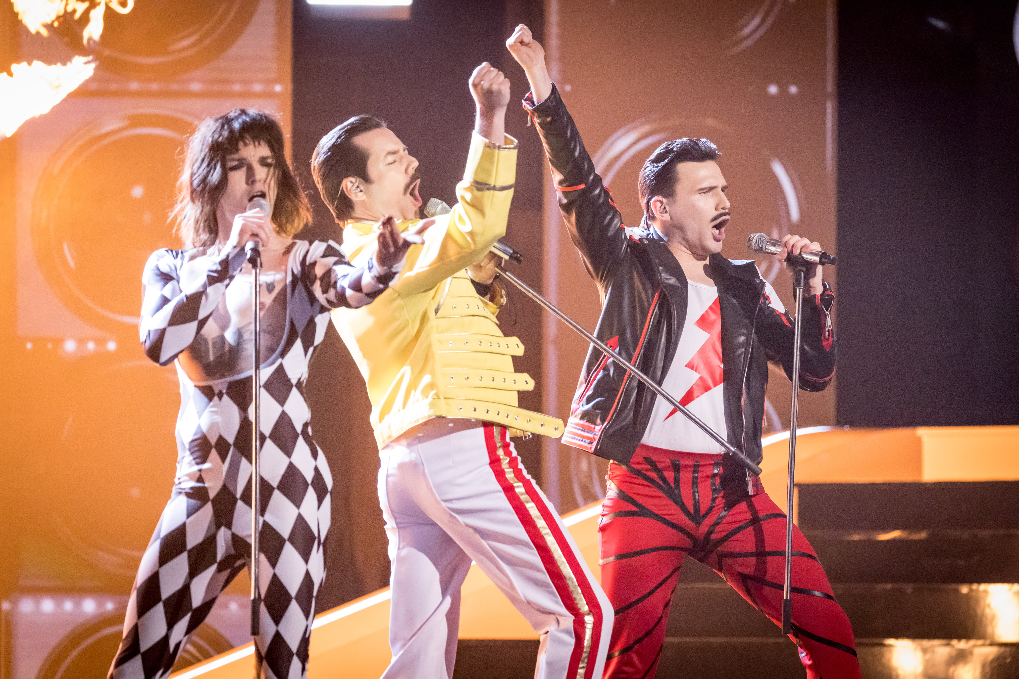 TV tonight Ready, Freddie, go! Three of the contestants