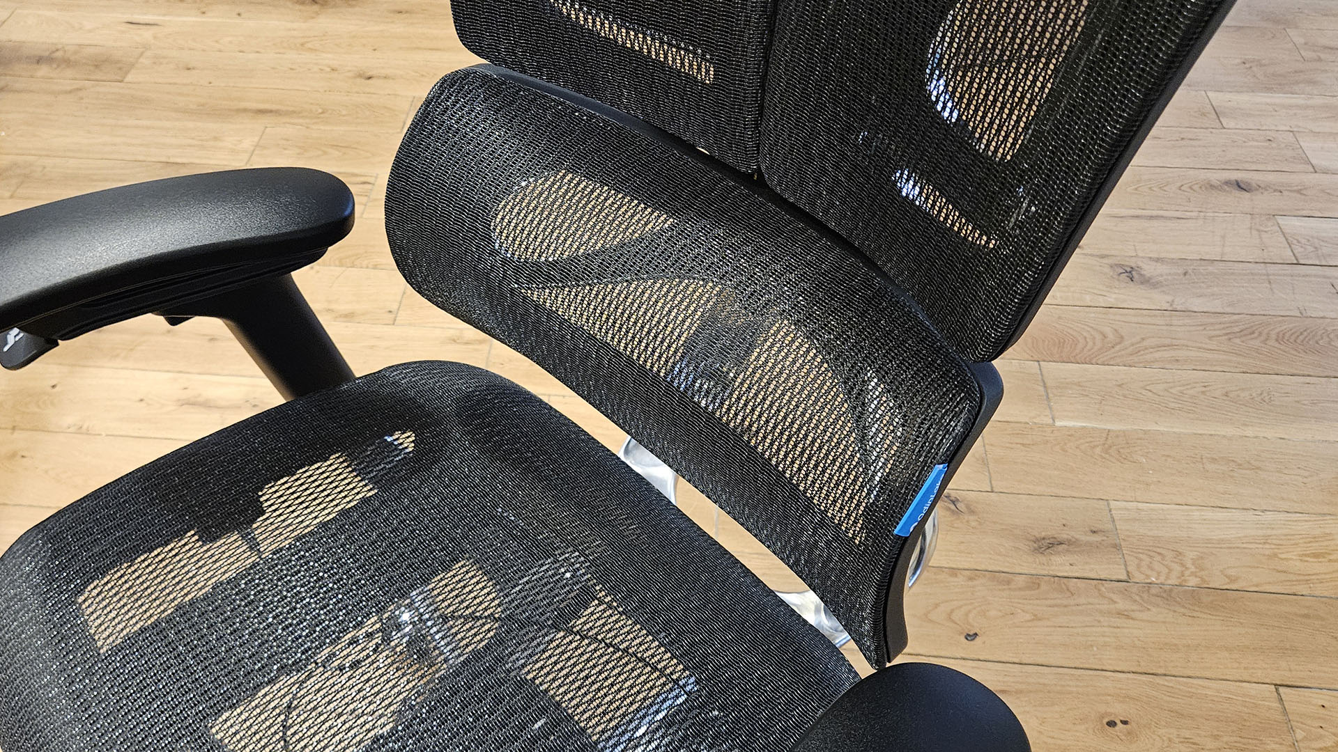 The lumbar support on the OdinLake Ergo Butterfly 753