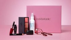 Makeup products and LOOKFANTASTIC beauty box