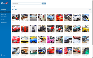 A screenshot of iDrive, one of the best cloud storage for photographers