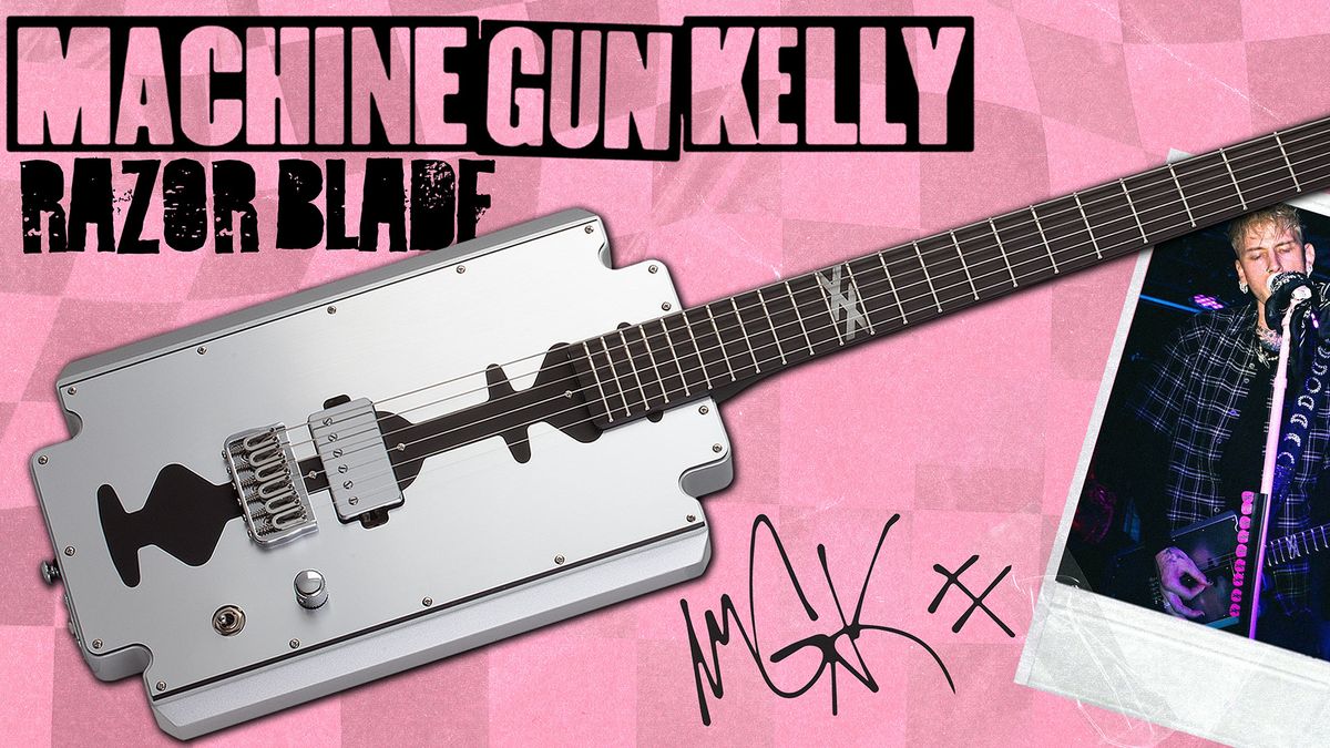Schecter launches Machine Gun Kelly Razor Blade signature | Guitar World