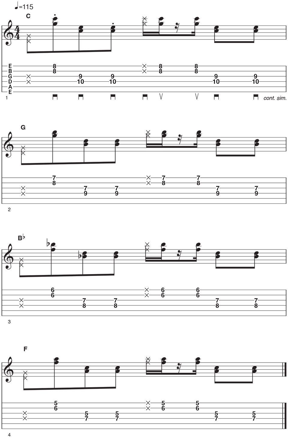 Brazilian Guitar Example