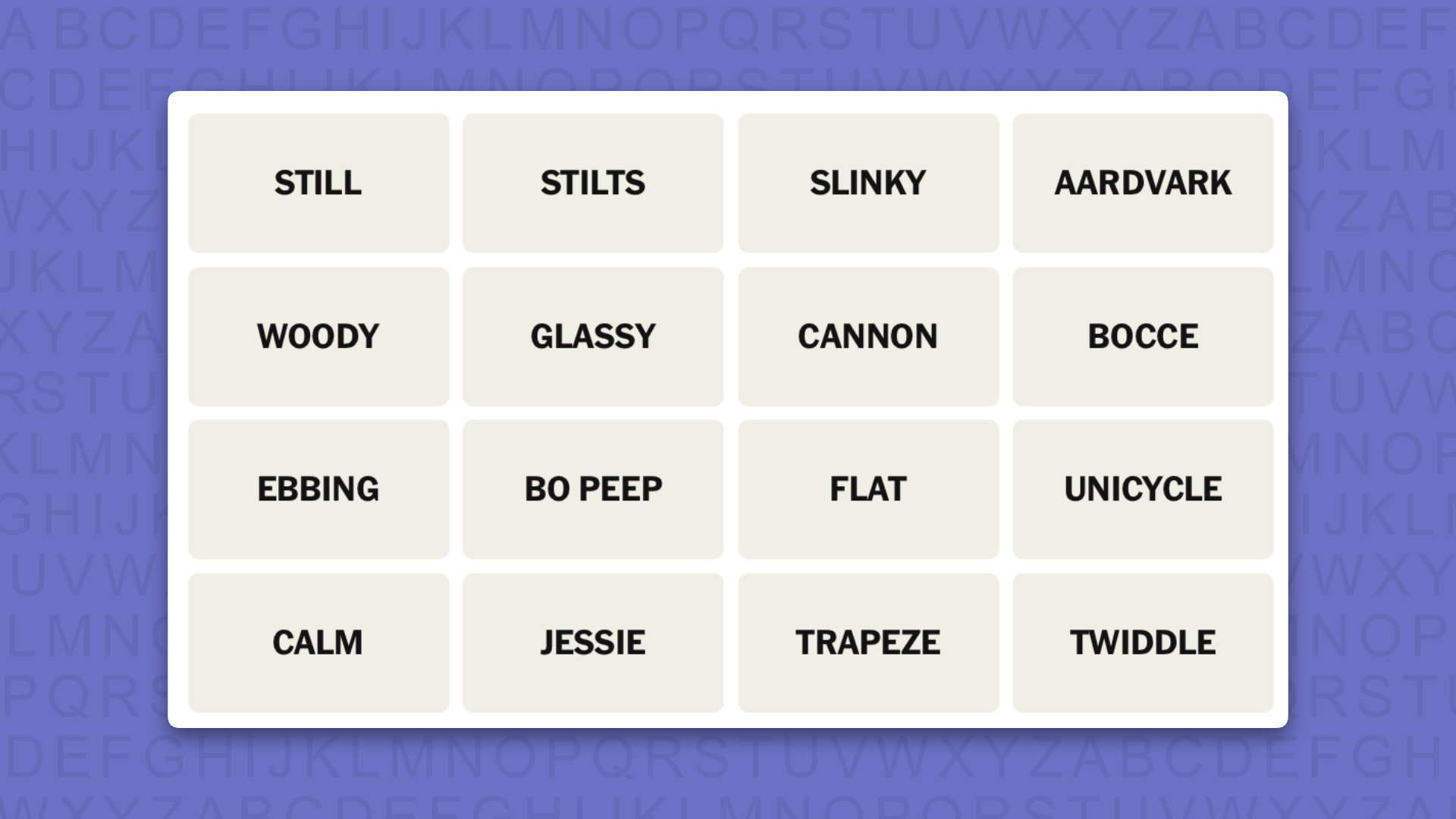NYT Connections hints for game 1126 on a purple background
