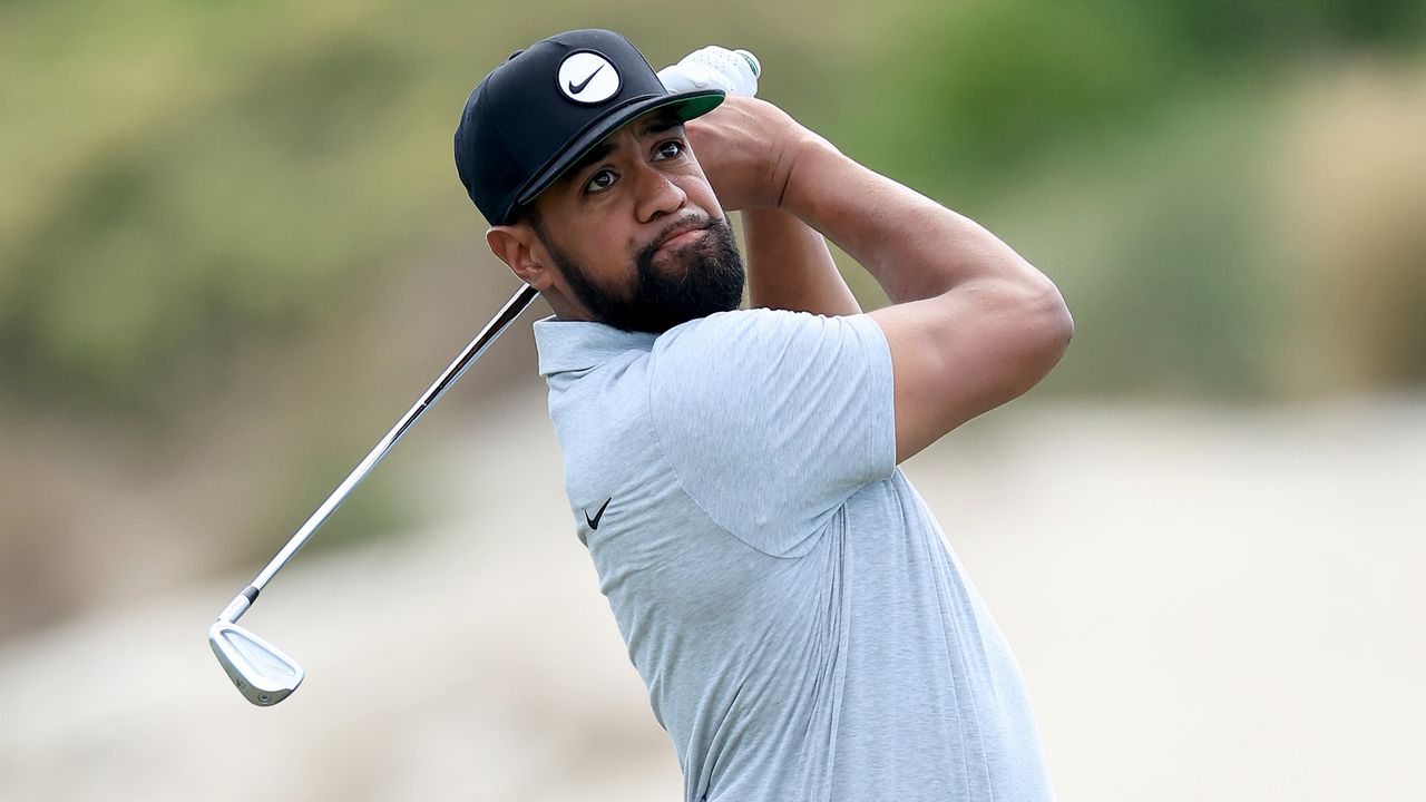 Tony Finau during the Hero World Challenge