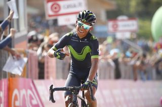 Nairo Quintana (Movistar) wins stage 9 of the Giro d'Italia