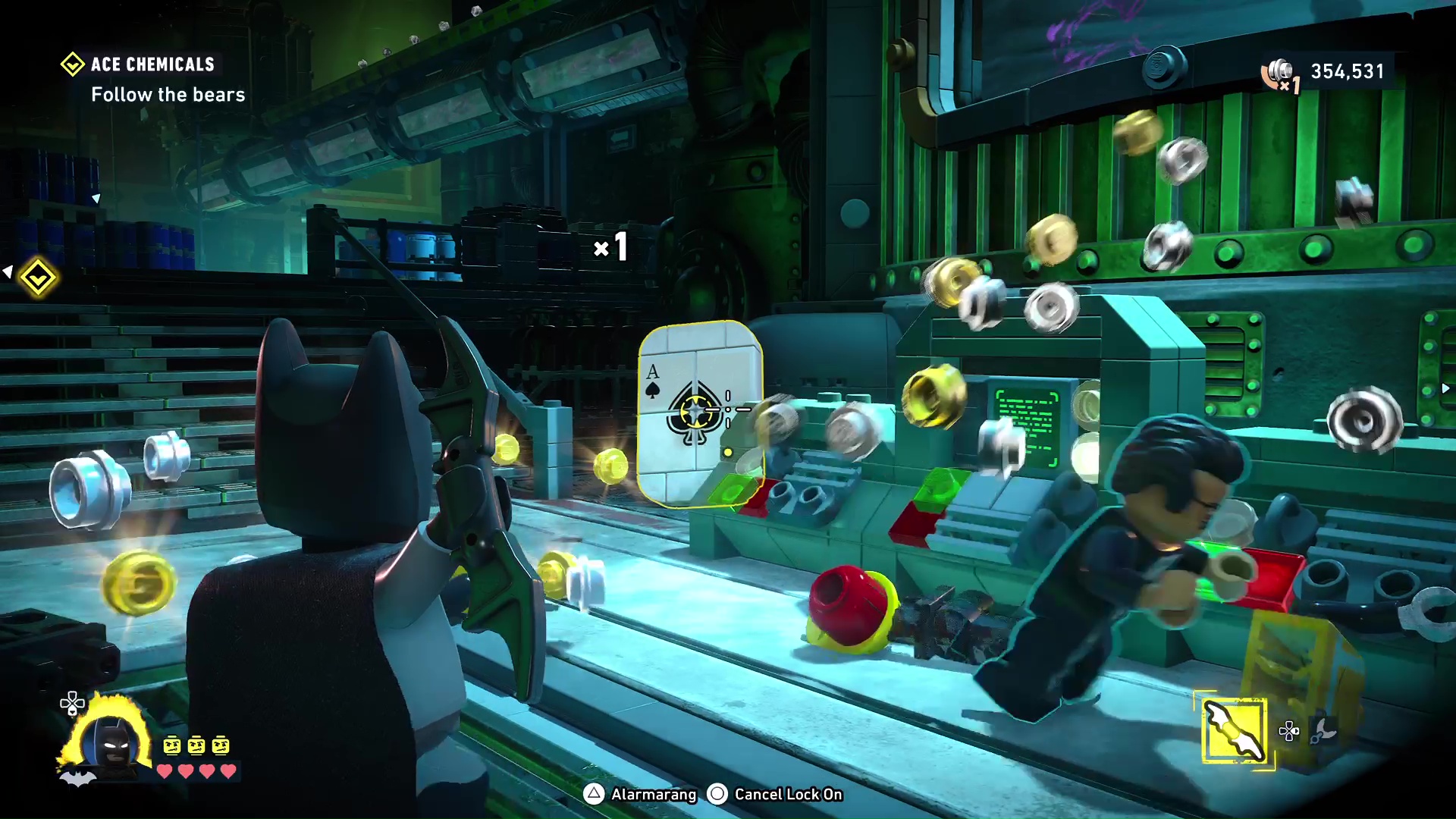 Ace Chemicals collectibles in Lego Batman Legacy of the Dark Knight
