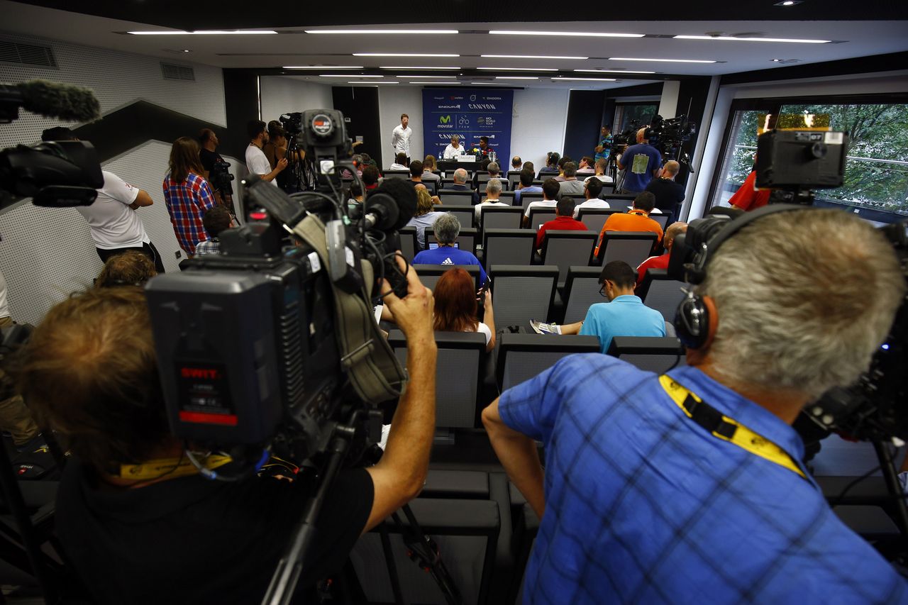 The Movistar press confeference