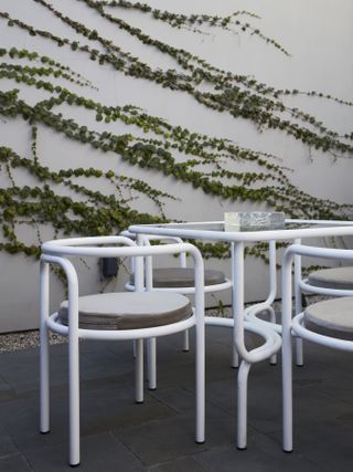 Outdoor furniture by Gae Aulenti from La Piscine Movie
