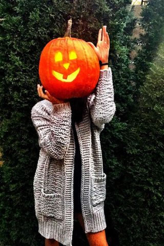 Meghan Markle Halloween pumpkin
