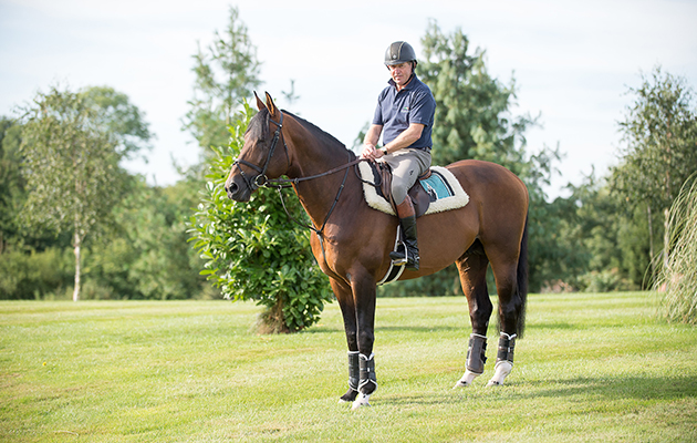 Nick Skelton and Big Star - Shelfield Green, Alcester, Warwickshire, United Kingdom - 01 September 2016