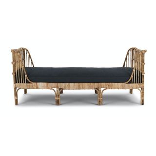 Article's rattan and cushioned Sol daybed for the best outdoor furniture brands.