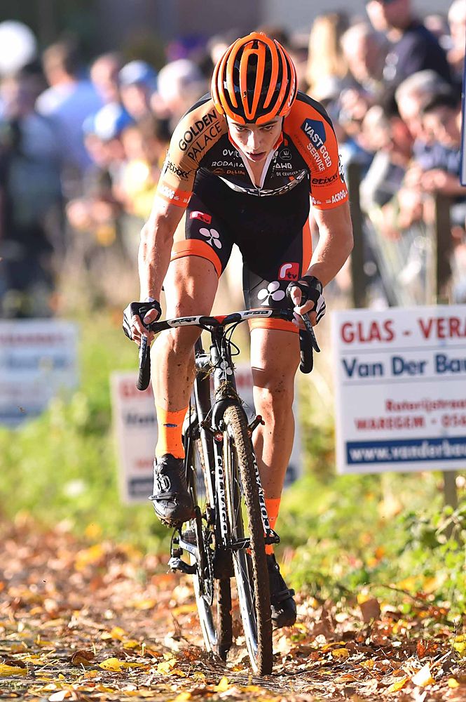 Wout Van Aert (Vastgoedservice-Golden Palace) wins Koppenbergcross
