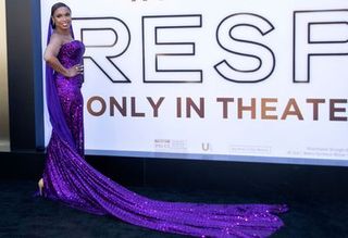 actresssinger jennifer hudson attends the los angeles premiere of respect in westwood, california, august 8, 2021 photo by valerie macon afp photo by valerie maconafp via getty images