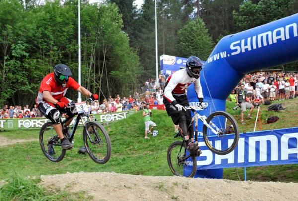The first corner is critical in the four cross course.