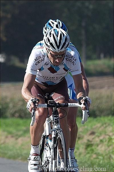David Lelay (Ag2r-La Mondiale) in action.