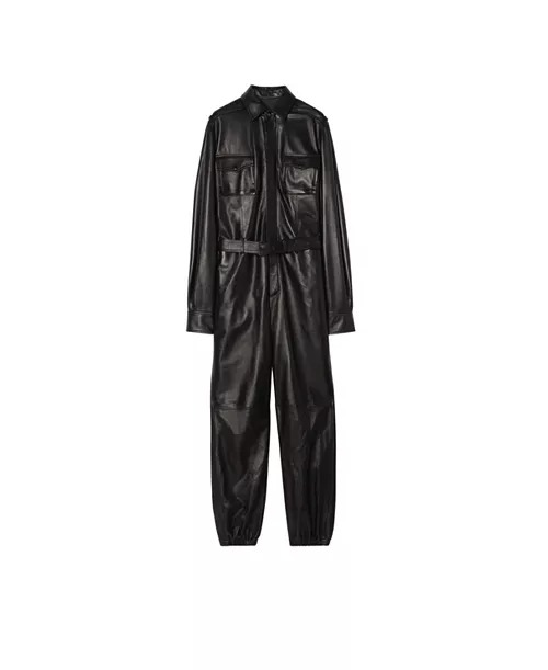 Burberry, Leather Jumpsuit