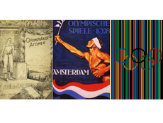 Olympics posters through the ages.