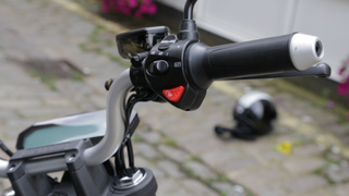 The bike is equipped with three 'gears' which offer varying levels of speed and battery consumption