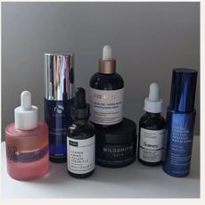 a lineup of the best skincare containing copper peptides