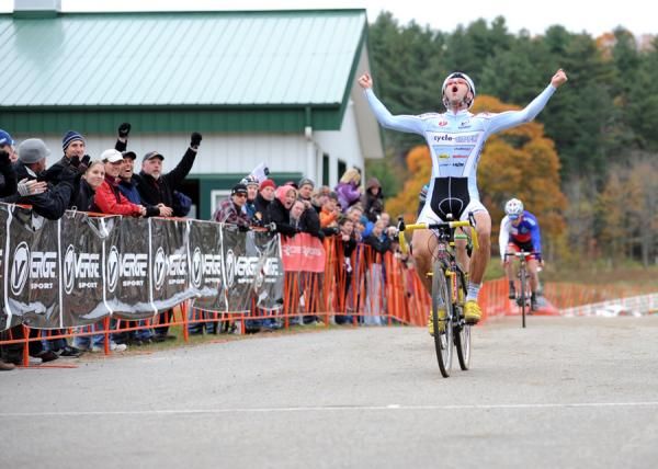 Adam Myerson (Cycle-Smart) gets the monkey off his back.