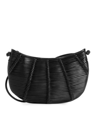 Leather Macrame Bag - Black - Arket Gb