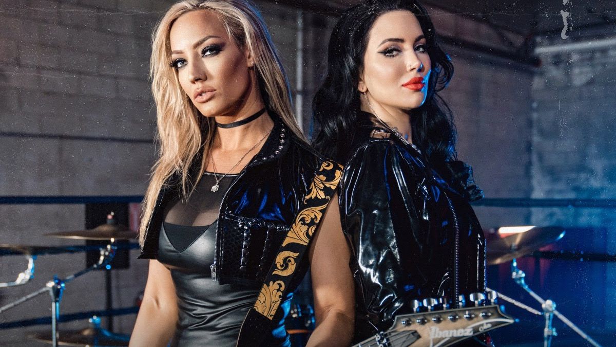 Nita Strauss and vocalist Dorothy, who guests on Strauss&#039;s new single Victorious