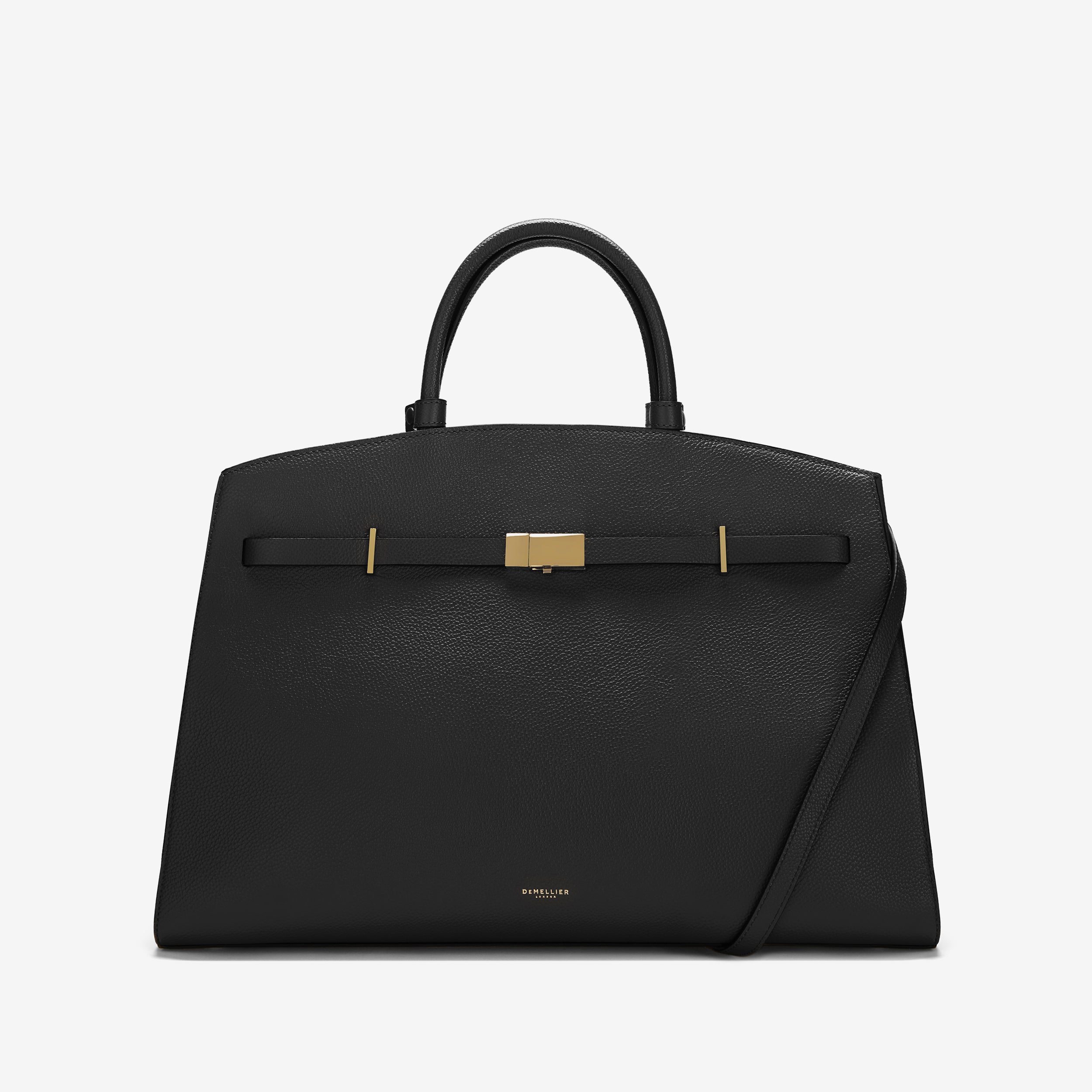 The Hudson | Black Small Grain | Demellier