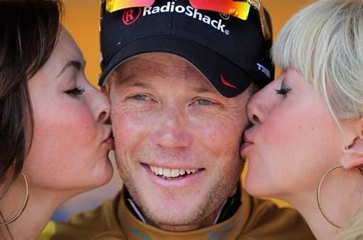 Chris Horner (RadioShack) keeps his yellow jersey
