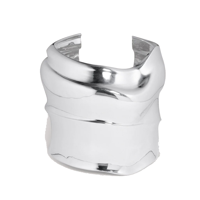 Silver cuff, completedworks