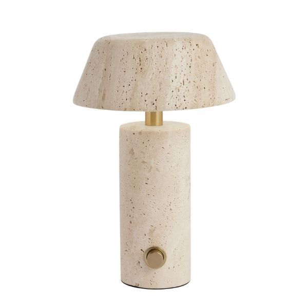 Rejuvenation, Ronnie LED Travertine Lamp