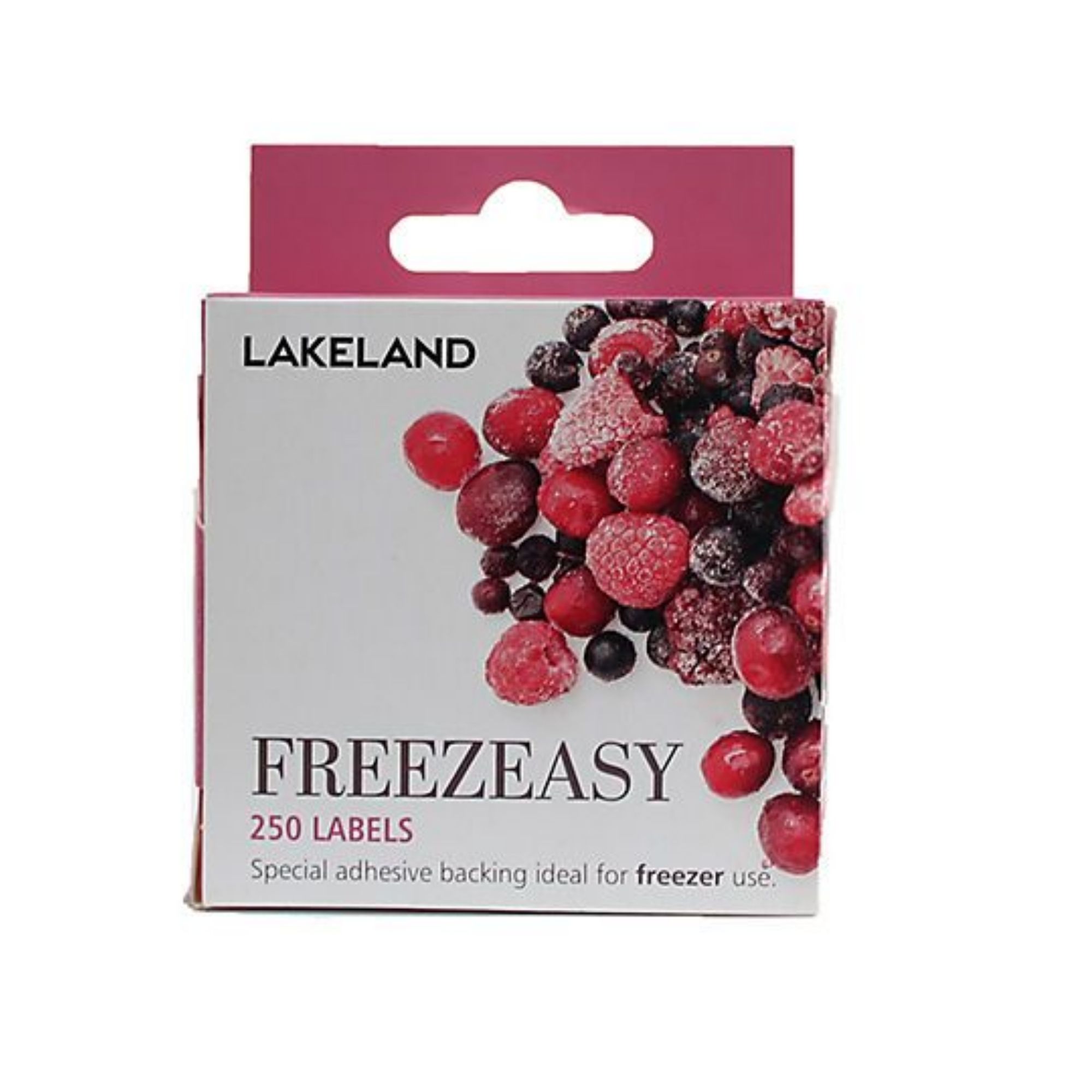 250 Freezeasy Plain White Adhesive Freezer Labels