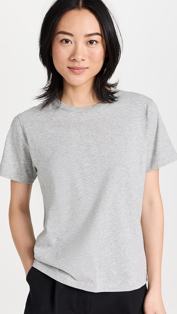 The Iconically Soft Perfect Tee in Heather Grey - Heather Grey