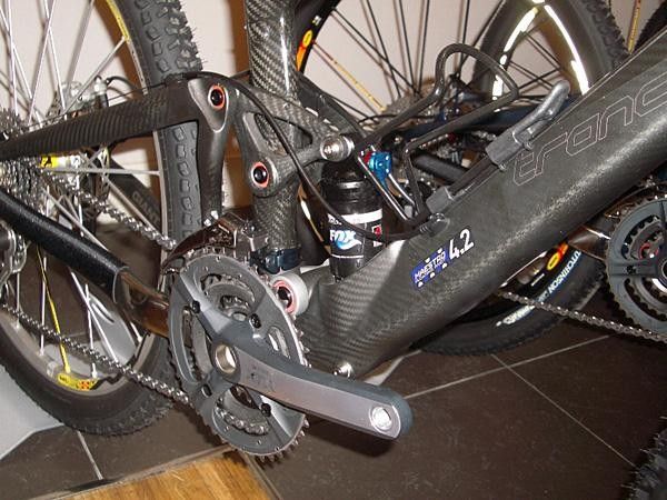 The Trance and its Maestro rear-suspension
