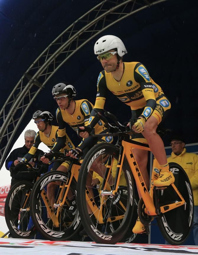 The MTN team at the start.